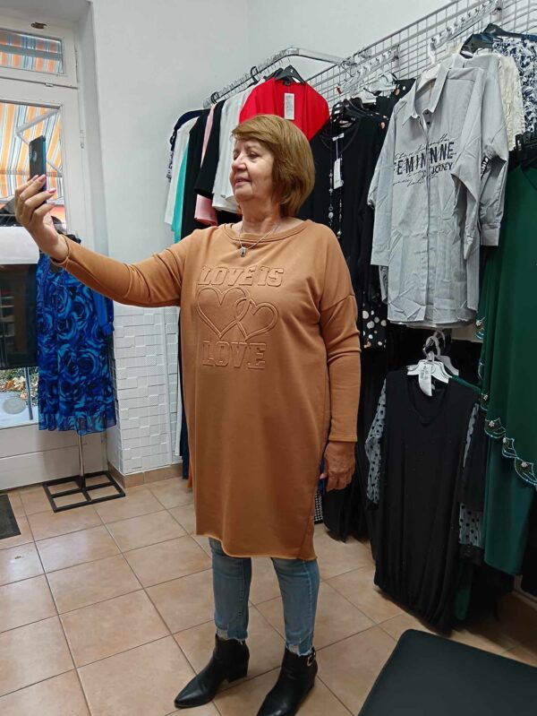 Molett méretű trendi tunika