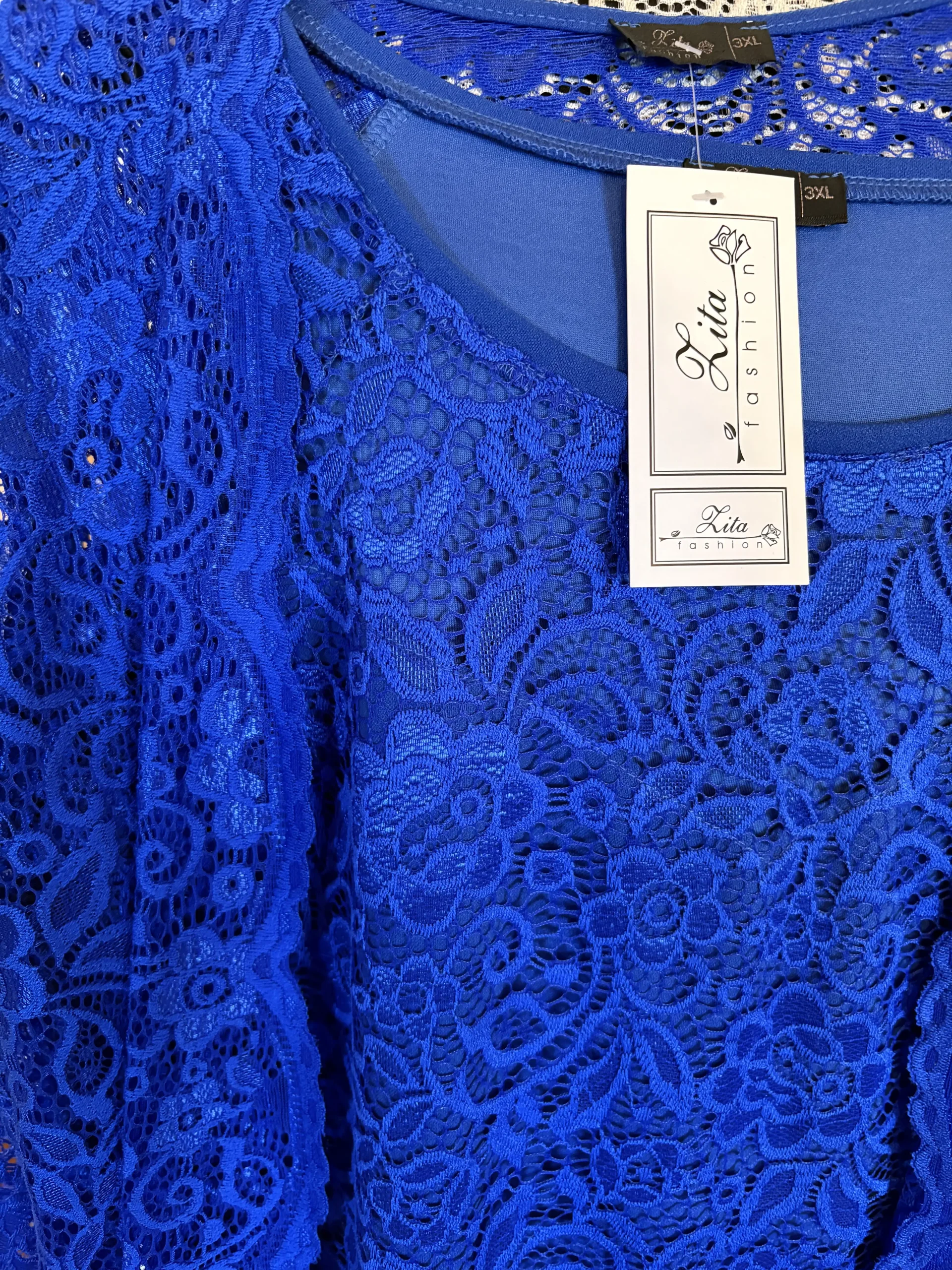 Felső + boleró 2 részes csipkés alkalmi szett Zita Fashion - Image 8